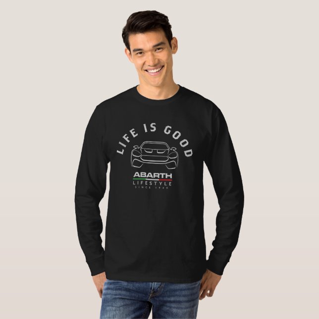 Camiseta Abarth Life é Boa (Frente Completa)