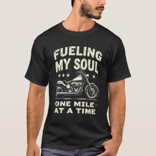 Camiseta Abastecendo Minha Alma Uma Milha de Cada Vez Citaç