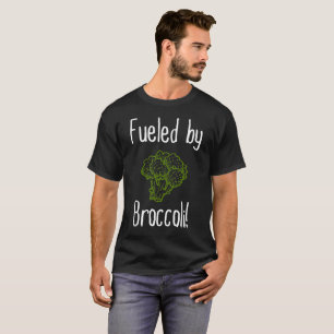 Camiseta Abastecido pelo vegetal do vegetariano do Vegan