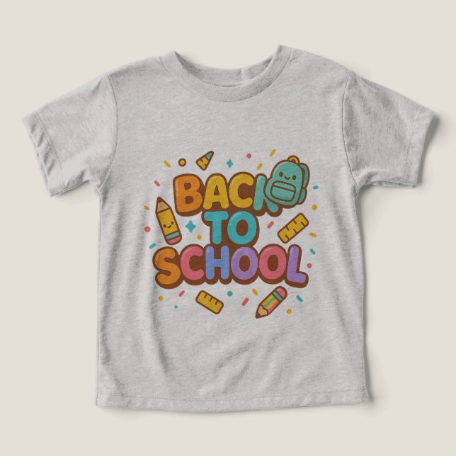 Camiseta Abastecimento escolar de Kawaii (Design frontal)