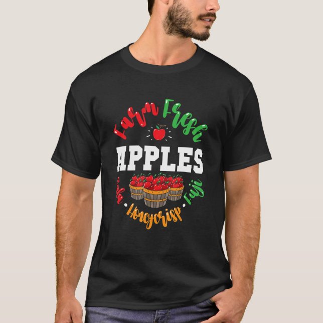 Camiseta Abate De Calças De Maçã Para Crianças Mulheres (Frente)