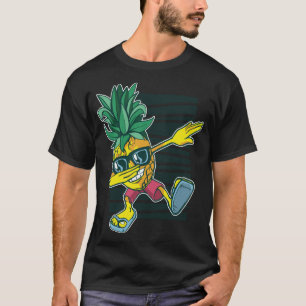 Camiseta Abatido de abacaxi Fruta de abacaxi Óculos escuros