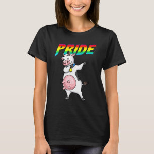 Camiseta Abbing Cow Lesbian Bisexual Gay Lgbt Pride