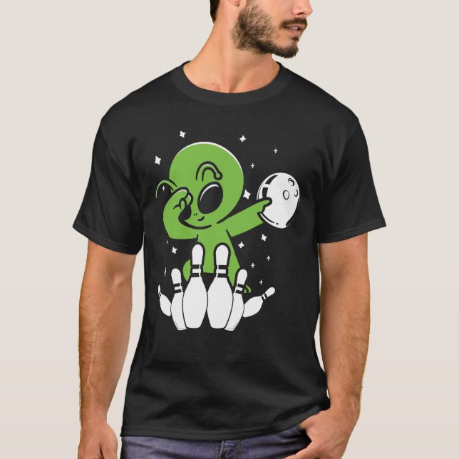 Camiseta Abbing de alienígena - Boliche (Frente)
