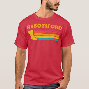 Camiseta Abbotsford British Columbia Canada Vintage Distres