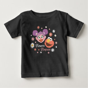 Camiseta Abby Cadabby & Elmo   Flores para sempre