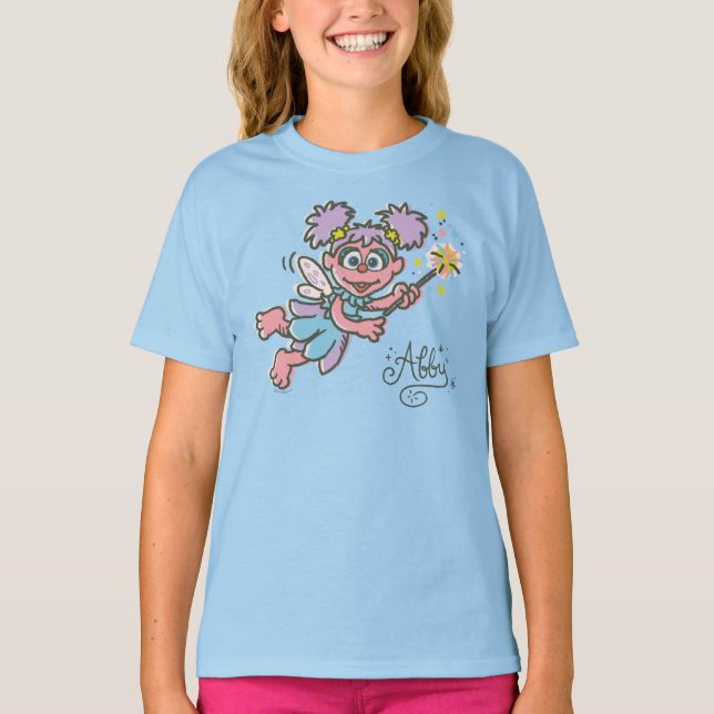 Camiseta Abby Cadabby Voadora (Frente)