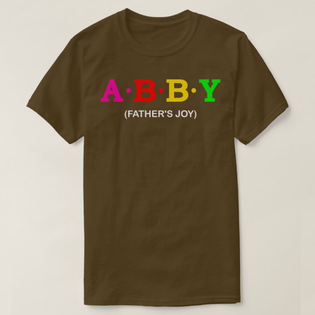 Camiseta Abby Joy Do Pai (Frente do Design)