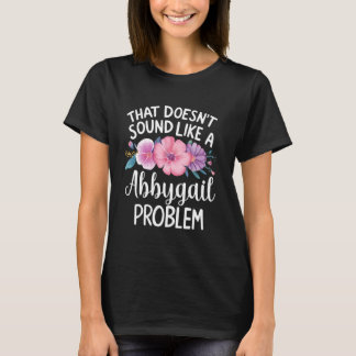 Camiseta Abbygail Personalizado Por Meninas De Flores Cutas