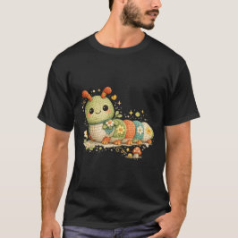 Camiseta ABC 123 Batimento Cardíaco Engraçado Bonito Crochê