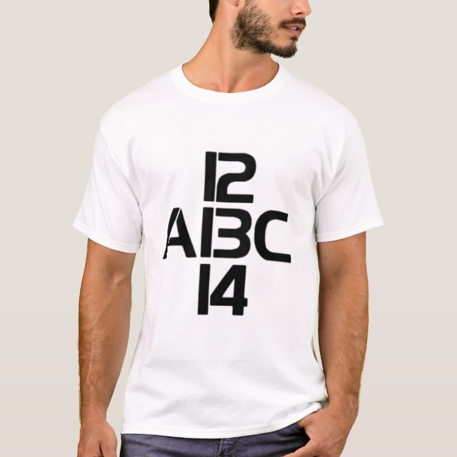 CAMISETA ABC 12 13 14 (Frente)
