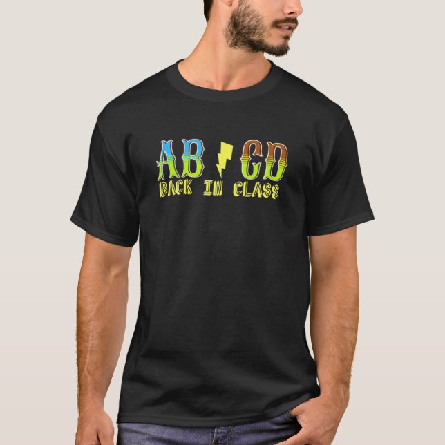 Camiseta Abcd Back In Class Ryb Back To School (Frente)