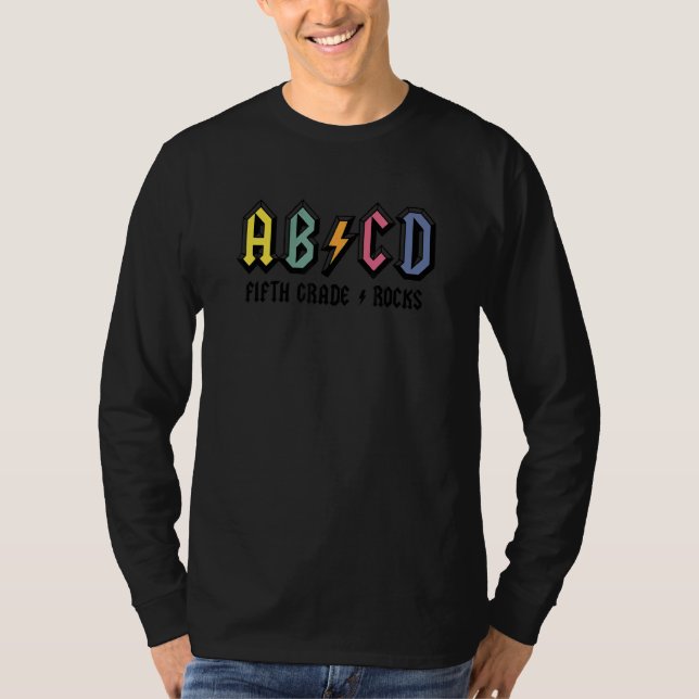 Camiseta ABCD Quinta Série Rocks (Frente)