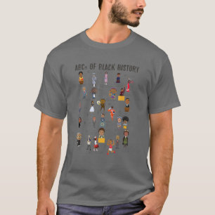 Camiseta Abcs Da História Negra Mês Orgulho Mulheres Prof