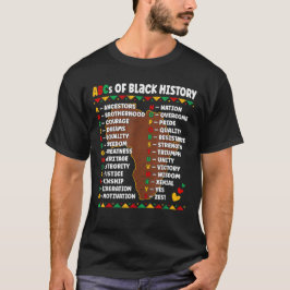 Camiseta ABCs de História Negra