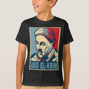 Camiseta Abd el-Krim Rif Leader Estilo de Esperança Abdelka
