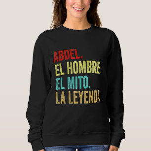 Camiseta Abdel El Hombre El Mito La Leyenda Regalo Para Abd