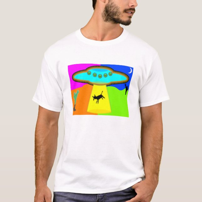 Camiseta Abdução de alienígenas (Frente)