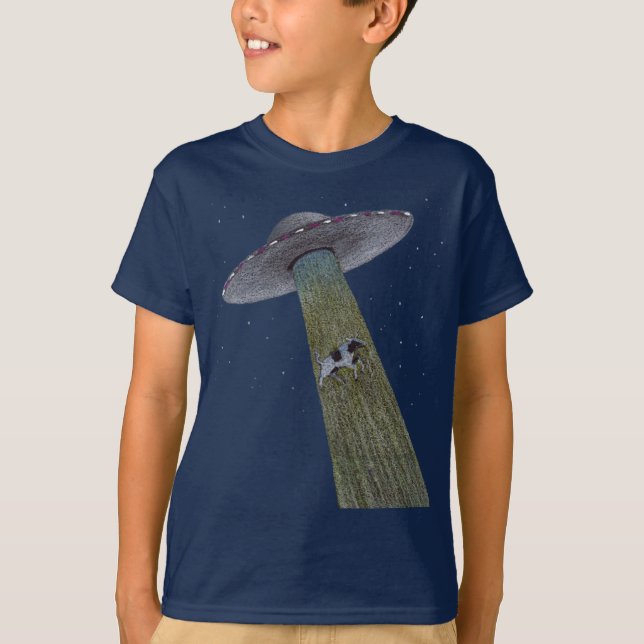 Camiseta Abdução de alienígenas (Frente)