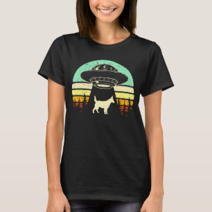 Camiseta Abdução De alienígenas Vermelho Azul Cegos Ufo Spa