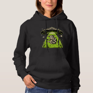 Camiseta Abdução de Vaca Alienígena Weirdcore Surreal