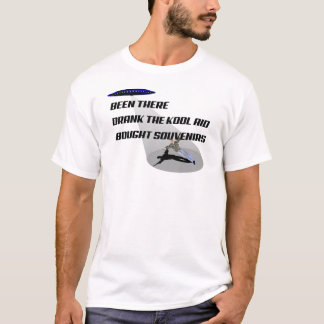 Camiseta Abducção do UFO em T branco