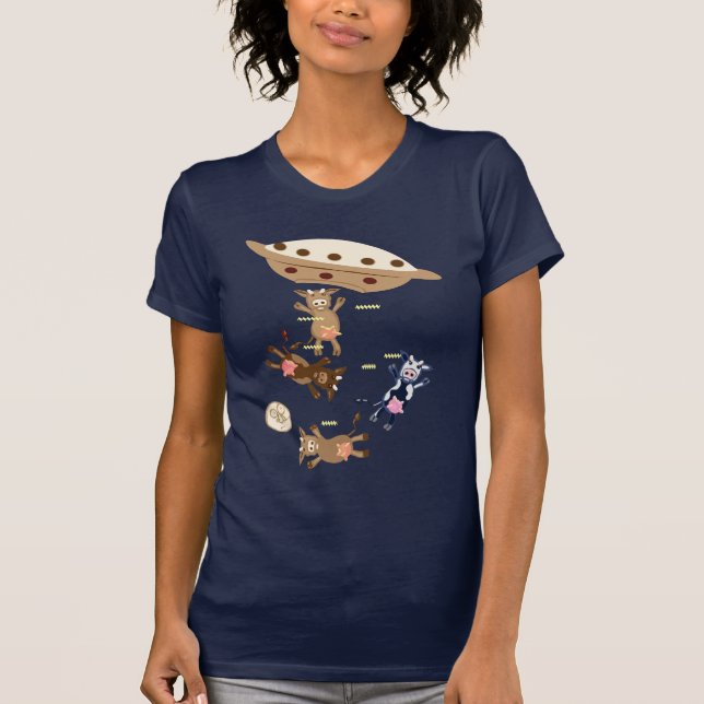 Camiseta Abduções de vacas 2 (Frente)