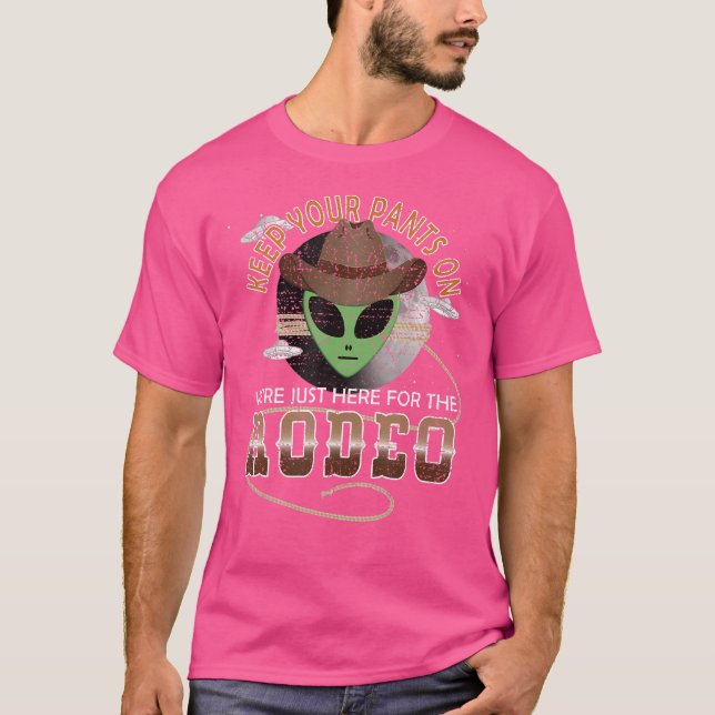 Camiseta Abduction Funny Ufo Western (Frente)
