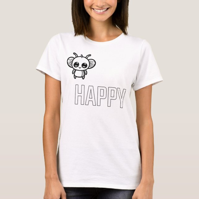 Camiseta Abe Feliz :) (Frente)