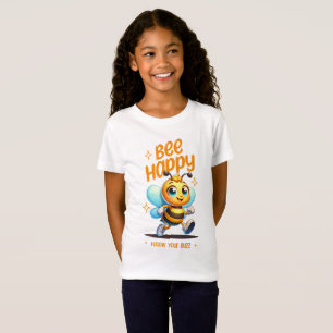 Camiseta Abe Feliz Abelha Fofo Siga Seu Zunido