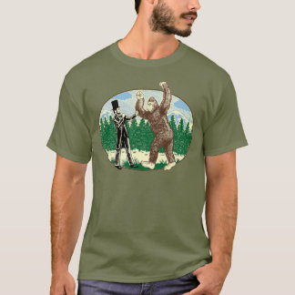 Camiseta ABE LINCOLN: CAÇADOR de SASQUATCH - logotipo