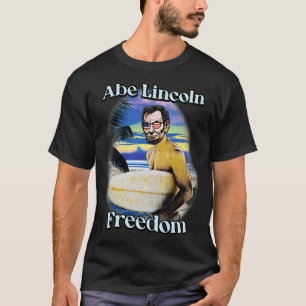 Camiseta Abe Lincoln Freedom 4 de julho