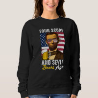 Abe Lincoln Funny 4 De Julho, Quatro Pontas E 7 Be