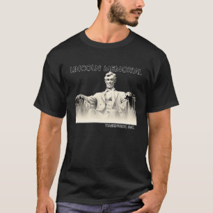Camiseta Abe Lincoln no Monumento Washington D C