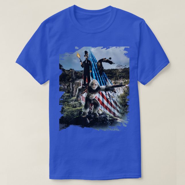 Camiseta Abe Lincoln Riding (Frente do Design)