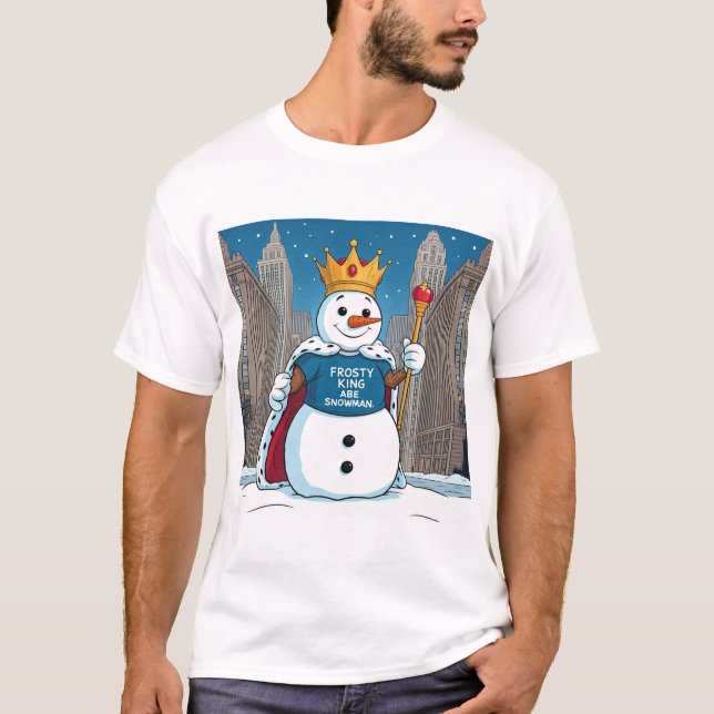 Camiseta Abe Snowman - Rei Congelado de Chicago (Frente)