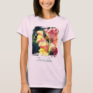 Camiseta Abeelha Na Flor De Boca De Leão Personalizada