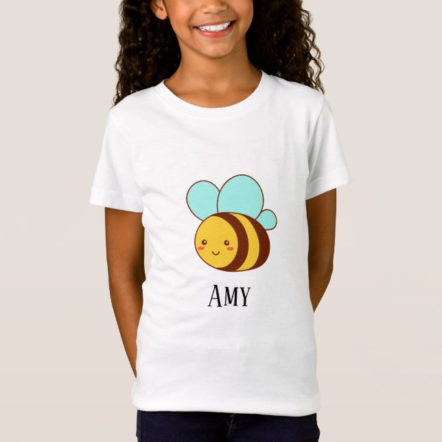 Camiseta Abeelha personalizada fofa  (Frente)