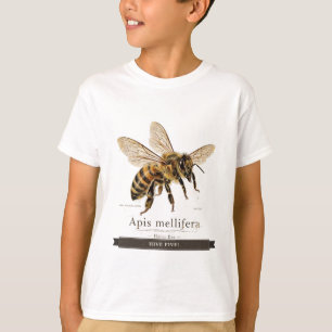 Camiseta Abeia Divertida para Crianças "Hive Five!" Melguei