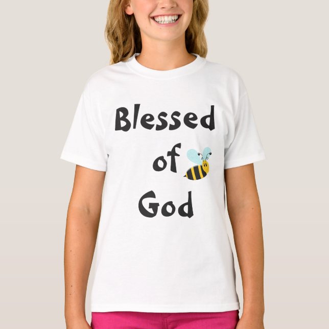 Camiseta Abeja Bendita de Dios (Frente)