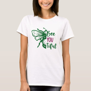 Camiseta Abeja Engraçada e Bonita Inspirada