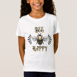 Camiseta Abeja Feliz | Cores Vintage Abelha Mel