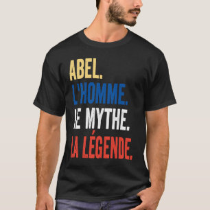 Camiseta Abel o Homem o Mito a Ideia da Lenda