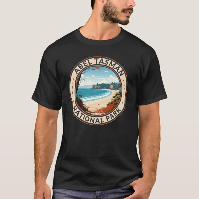 Camiseta Abel Tasman National Park Nova Zelândia Viagem Ret (Frente)