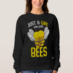 Camiseta Abelha Apenas Uma Menina Que Ama Abelhas