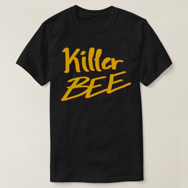Camiseta Abelha assassina em amarelo (Frente do Design)