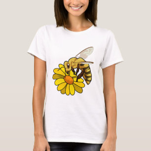 Camiseta Abelha com Flor