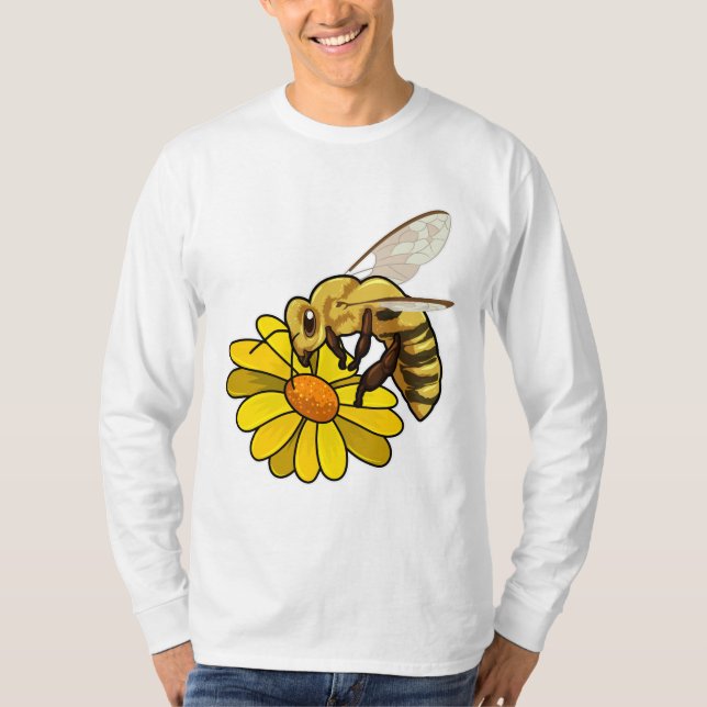 Camiseta Abelha com Flor (Frente)