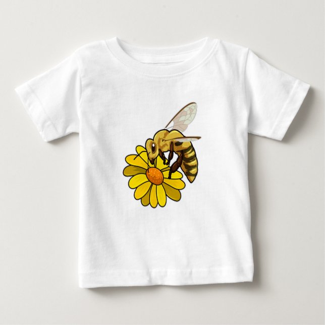 Camiseta Abelha com Flor (Frente)
