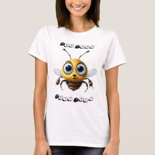 Camiseta Abelha Com Olhos Esperançosos Diz Que É O Seu Melh